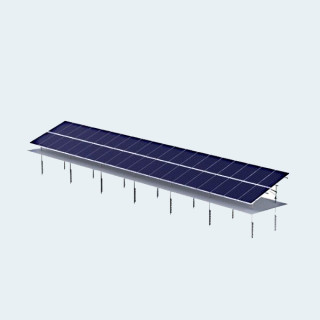 Screw Pile Solar Panel Ground Mounting Systems Wide Application
